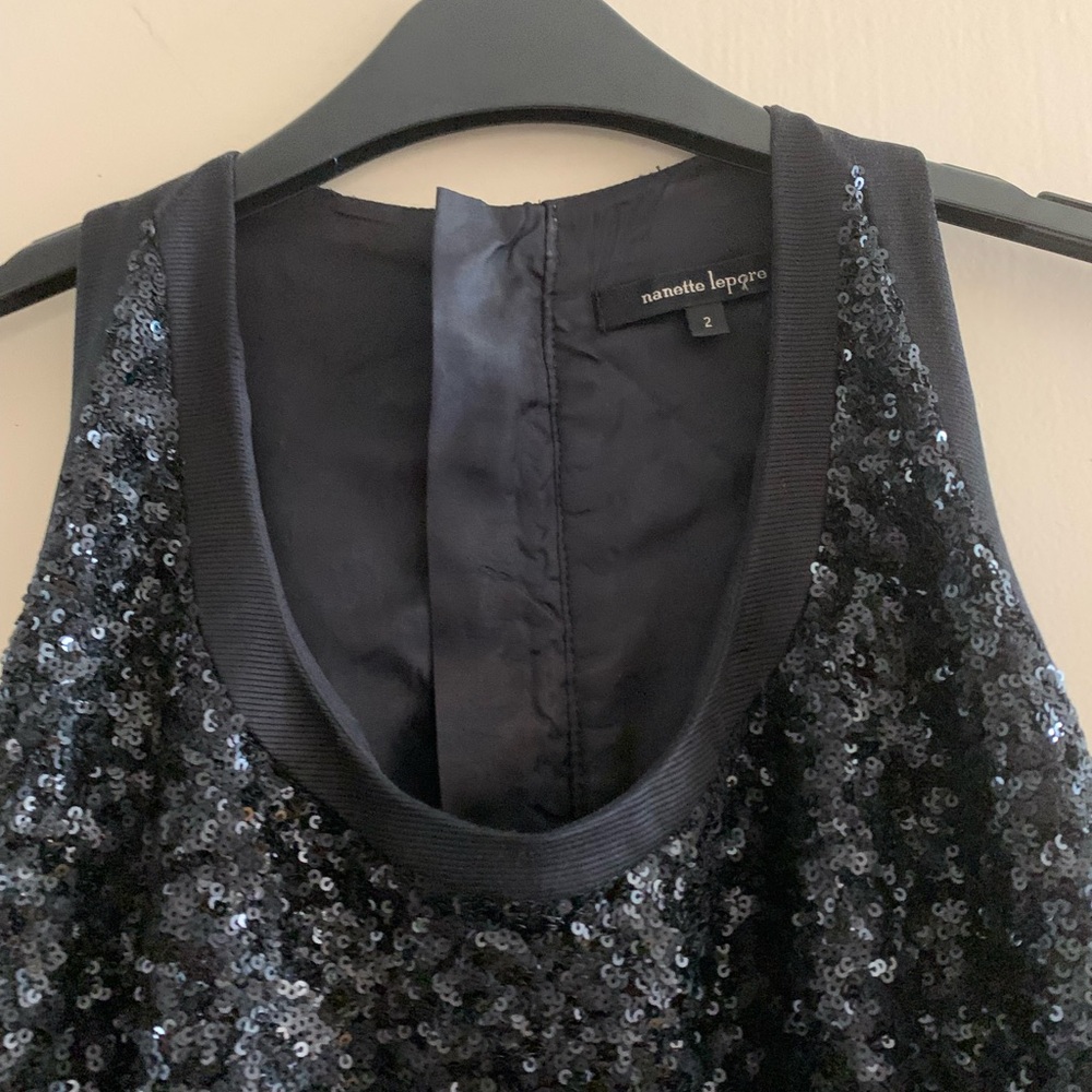 Dress sequence black worn only once size 2